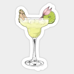 Margarita Mermaid Sticker